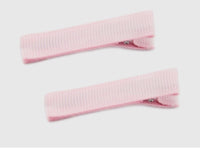 Grosgrain Lined Clips (10)
