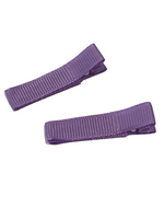 Grosgrain Lined Clips (10)