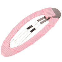 Ribbon Covered Snap Clip