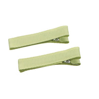 Grosgrain Lined Clips (10)