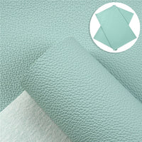 Solid Litchi Faux Leather Sheet