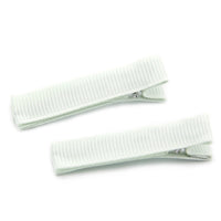 Grosgrain Lined Clips (10)