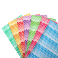 Moroccan Lattice Faux Leather Full Sheet Pack of 7