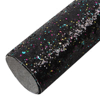 Chunky Glitter Faux Leather Sheet