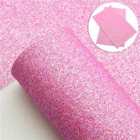 Fine Glitter Faux Leather Sheet