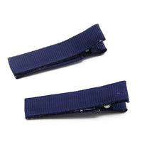 Grosgrain Lined Clips (10)