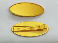 Hollowed Oval Solid Clip