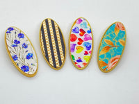 Hollowed Oval Solid Clip
