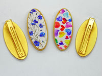 Hollowed Oval Solid Clip