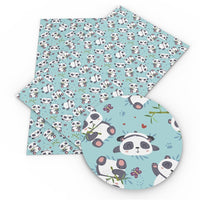 Pandas Faux Leather Sheet