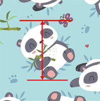 Pandas Faux Leather Sheet
