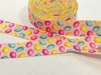 Easter Pastel Eggs on Pink FOE (5 Yards)