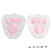 Easter Rabbit Paw Pairs Felt Embellishment