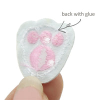 Easter Rabbit Paw Pairs Felt Embellishment