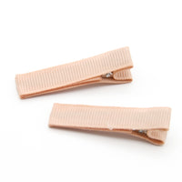 Grosgrain Lined Clips (10)