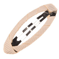 Ribbon Covered Snap Clip