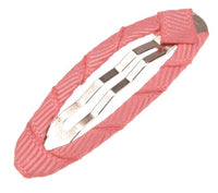 Ribbon Covered Snap Clip