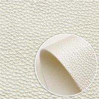 Solid Pearl Litchi Faux Leather Full Sheet