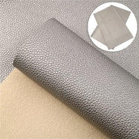 Solid Pearl Litchi Faux Leather Full Sheet