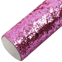 Chunky Glitter Faux Leather Sheet