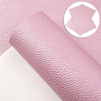 Solid Pearl Litchi Faux Leather Full Sheet