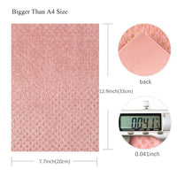 Pearl Pink with Pink Faux Fur Gold Spot Double Sided Sheet
