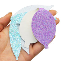 Pre Cut Purple Fairy OTT Faux Leather Bow