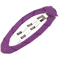 Ribbon Covered Snap Clip