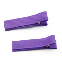 Grosgrain Lined Clips (10)