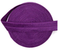 Plain / Solid Fold Over Elastic 5/8" (FOE) (5 Yards)