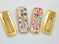 Hollowed Rectangle Cut Out Clip