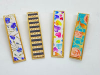 Hollowed Gold Rectangle Solid Clip