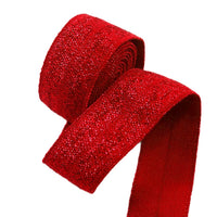Glitter Red 5/8" FOE (5 Yards)