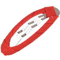 Ribbon Covered Snap Clip