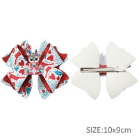 Pre Cut Christmas Reindeer Faux Leather Bow