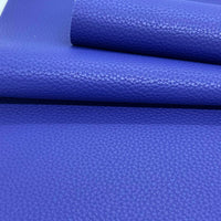 Solid Litchi Faux Leather Sheet