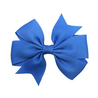 Pinwheel Solid Bow with Clip 3"