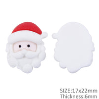 Santa Head Resin