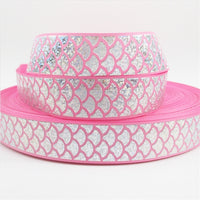 Laser Scale on Pink 1" Ribbon