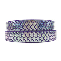 Laser Scale on Purple 1" Ribbon