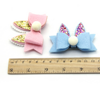 Felt Bow with Easter Rabbit Ears