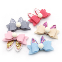 Felt Bow with Easter Rabbit Ears