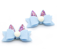 Felt Bow with Easter Rabbit Ears