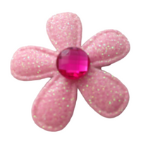 Padded Glitter Flower