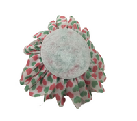 Christmas Hearts Chiffon Flower (9cm)