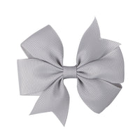 Pinwheel Solid Bow with Clip 3"