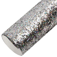 Chunky Glitter Faux Leather Sheet