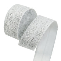 Glitter Silver 5/8" FOE (5 Yards)