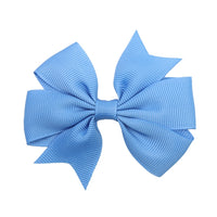Pinwheel Solid Bow with Clip 3"