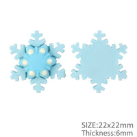 Snowflake Blue Resin
